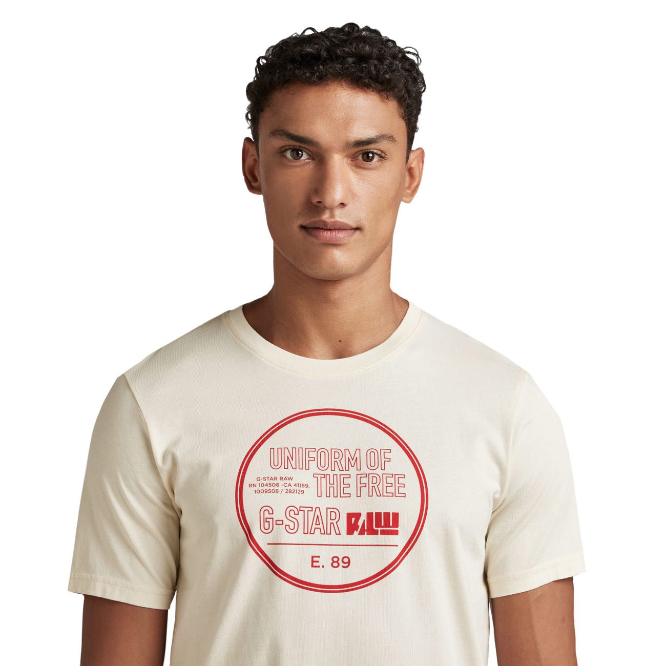 G-STAR RAW DENIM CHEST GRAPHIC SLIM R T Herren T-Shirt - G-Star Raw Denim - SAGATOO - 8720347472927